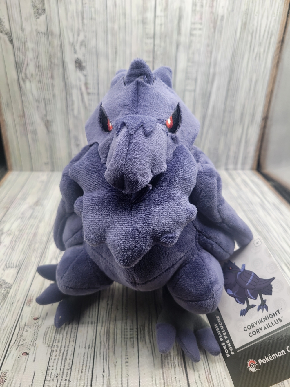 Pokemon- Corviknight Plush Collectible From The Pokemon Center. New With Tags